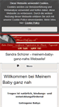 Mobile Screenshot of meinem-baby-ganz-nah.de